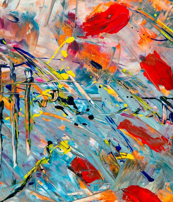 Abstract representation of male strength and herbal balance